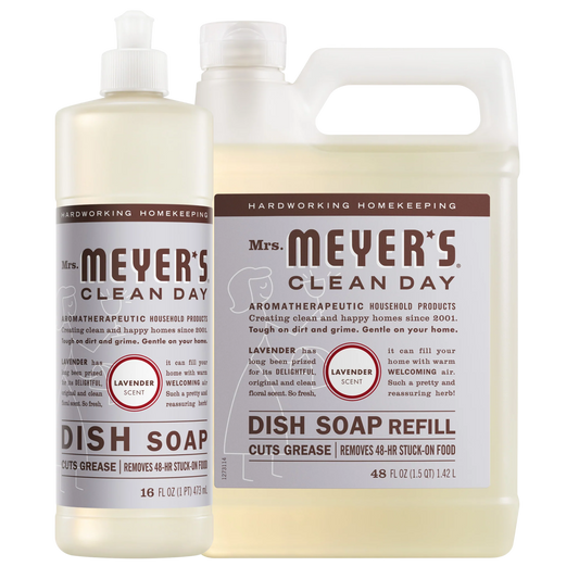 Lavender Dish Soap & Refill Set