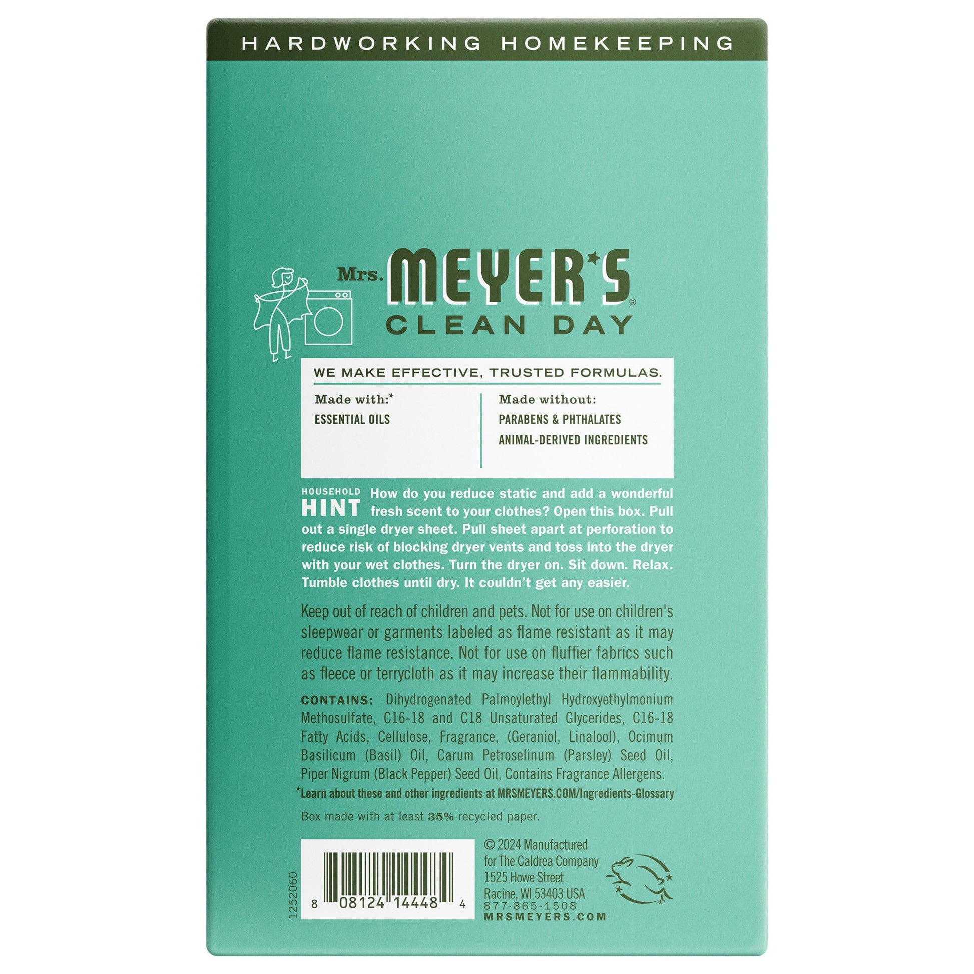 Basil Dryer Sheets