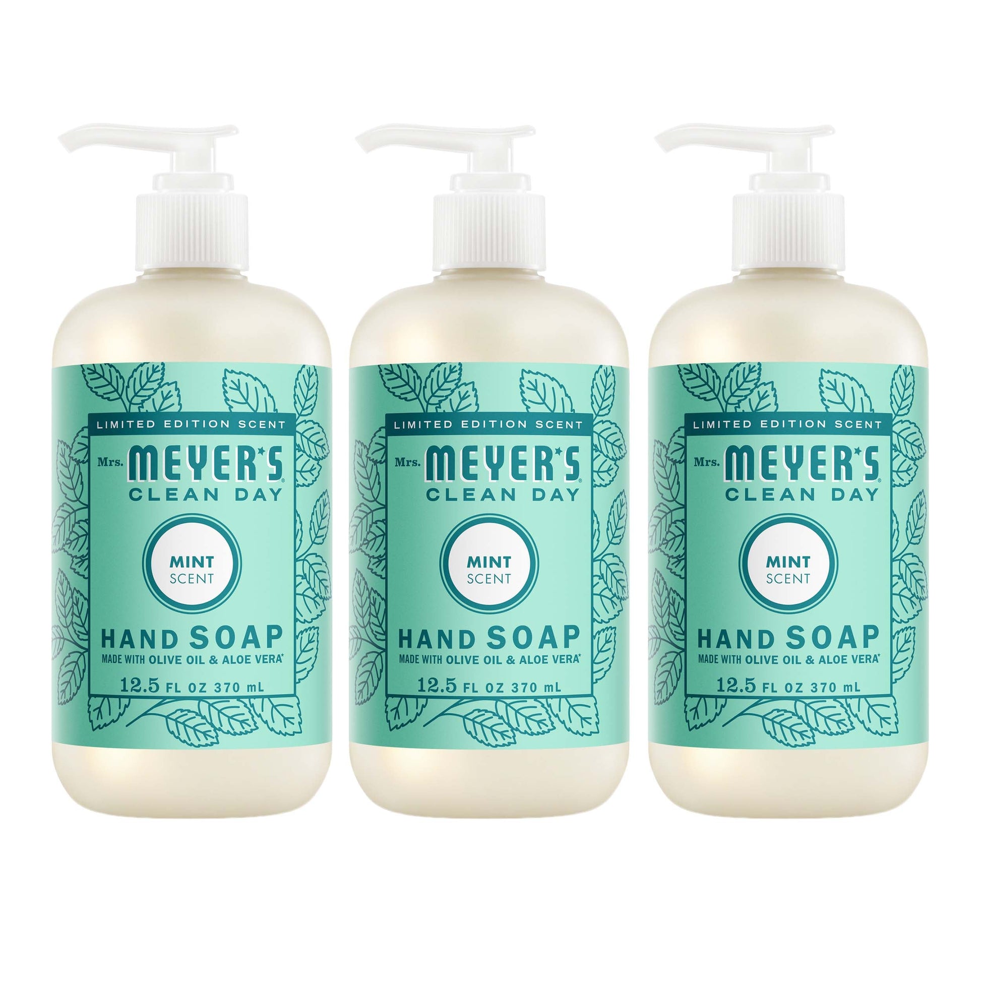 Mint Liquid Hand Soap 3-count Bundle
