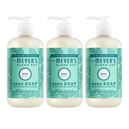 Mint Liquid Hand Soap 3-count Bundle